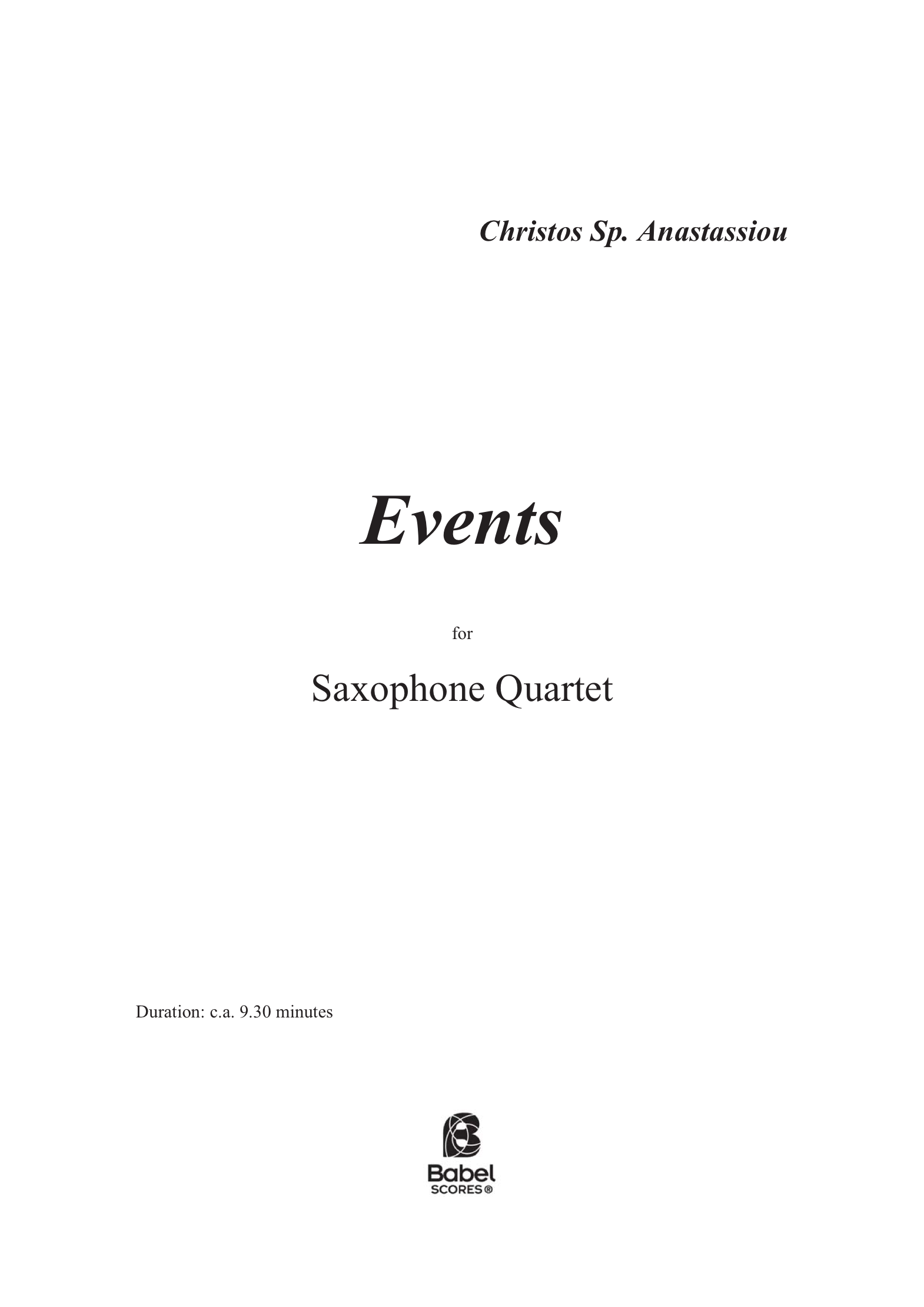 Events Sax QuartetZ